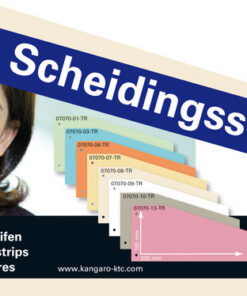 Alternative view of Kangaro 07070-08-TR Scheidingsstrook 2-gaats Trapezium 180gr RC Beige