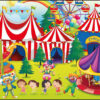 Kangaro K-0014D109 Bureauonderlegger PP 38x58cm Dessin Circus