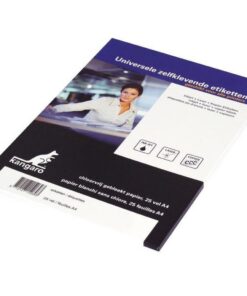 Kangaro K-10537-25 Etiket ILK 10.5x3.7 cm 25 Vel 16 Etiketten Per Vel