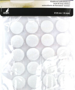 Kangaro K-5062 Klittenband Zelfklevend Rond 20 Mm 24 Stuks