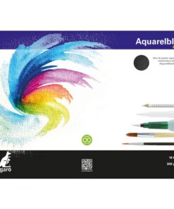 Kangaro K-5313 A3 Aquarelblok 300 Gram 16 Vel Zwart