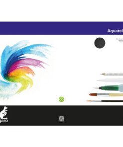 Kangaro K-5314 A2 Aquarelblok 300 Gram 12 Vel Zwart