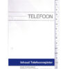 Kangaro K-6201 Inhoud Tbv Telefoonregister A-Z 4-gaats
