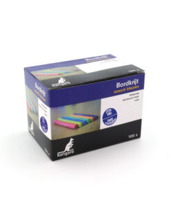 Kangaro K-N100CD Bordkrijt Stofvrij Assorti 100 Stuks