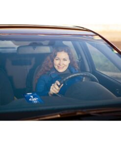 Alternative view of Kangaro Parkeerschijf in Blauwe Kunstlederen Houder