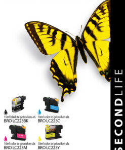 Kangaro SL-11511159 Cartridge SecondLife Brother Multipack LC 221/223