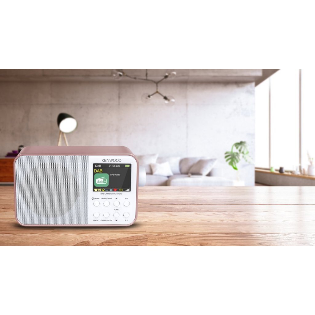 Kenwood CR-M30DAB-R DAB+ Radio Roze/Wit - Image 3