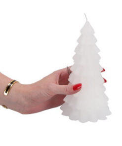 Alternative view of Kerstboom Kaars Wit 10x10x20cm