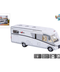 Kids Globe Traffic Pull-Back Carthago Camper met Licht