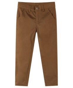 Kinderbroek 128 cognackleurig