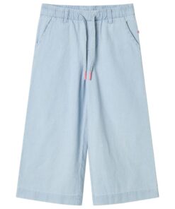 Kinderbroek 128 zachtdenimblauw