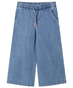 Kinderbroek 140 denimblauw