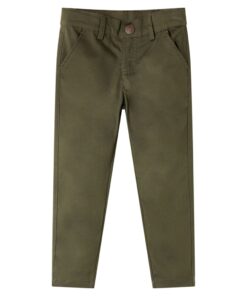 Kinderbroek 140 kakikleurig