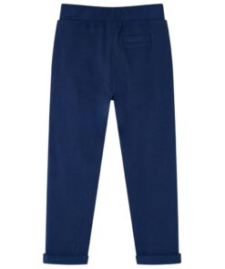 Kinderbroek met trekkoord 104 marineblauw