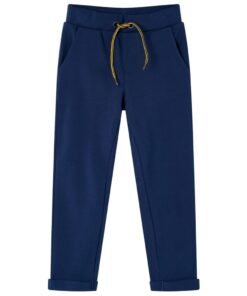 Kinderbroek met trekkoord 104 marineblauw