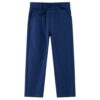Kinderbroek met trekkoord 104 marineblauw