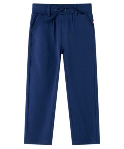Kinderbroek met trekkoord 104 marineblauw