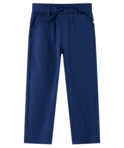Kinderbroek met trekkoord 116 marineblauw