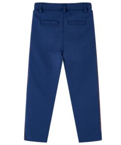Kinderbroek met trekkoord 140 marineblauw