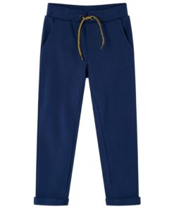 Kinderbroek met trekkoord 92 marineblauw