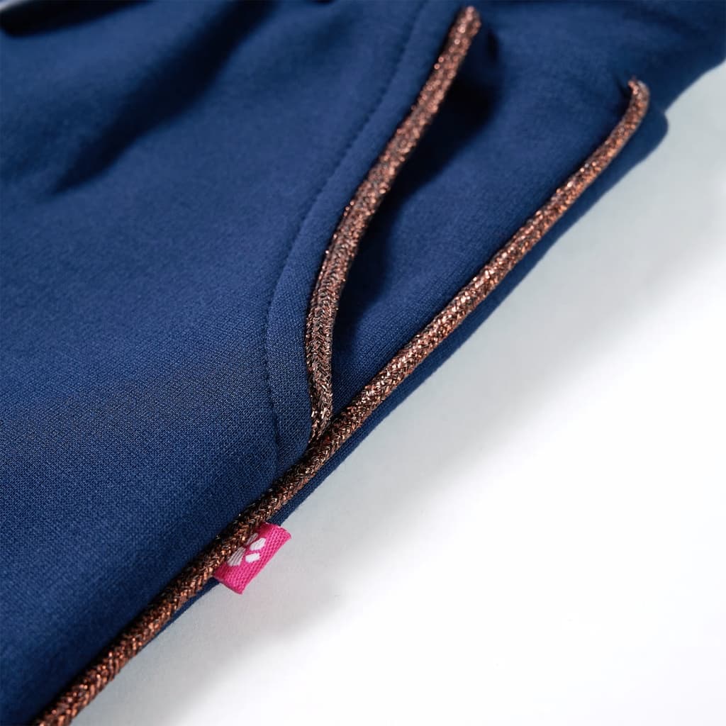 Kinderbroek met trekkoord 92 marineblauw - Image 5