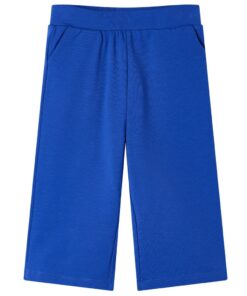 Kinderbroek met wijde pijpen 104 kobaltblauw