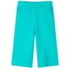 Kinderbroek met wijde pijpen 116 mintkleurig