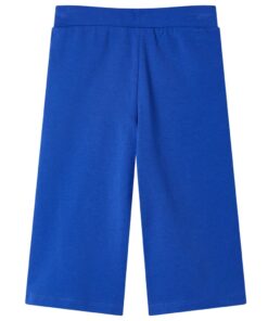 Kinderbroek met wijde pijpen 92 kobaltblauw