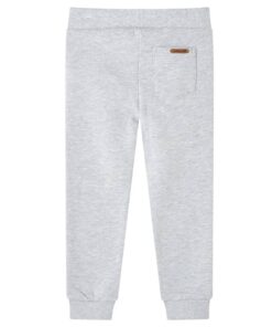 Kinderjoggingbroek 104 gemêleerd grijs