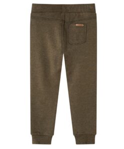 Kinderjoggingbroek 104 gemêleerd kakikleurig