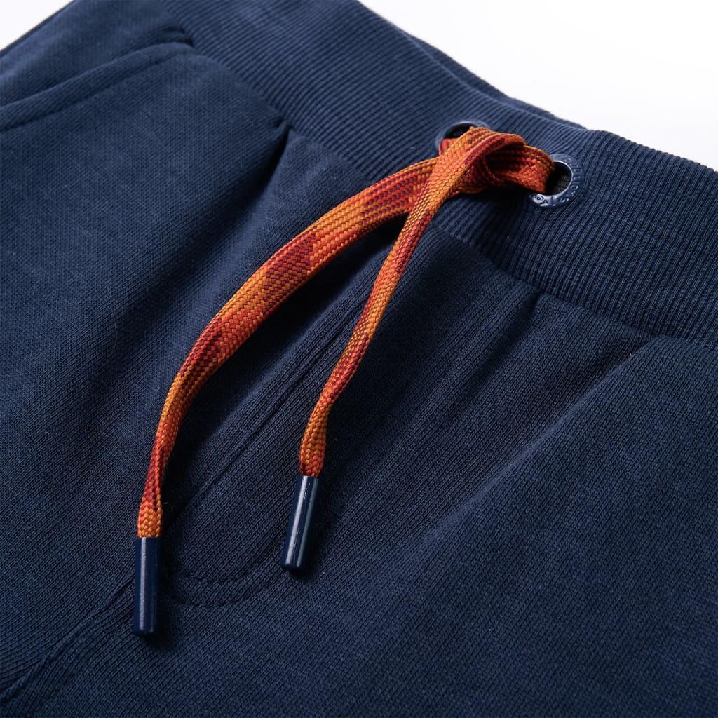 Kinderjoggingbroek 116 gemêleerd marineblauw - Image 4