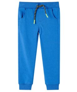 Kinderjoggingbroek 128 blauw