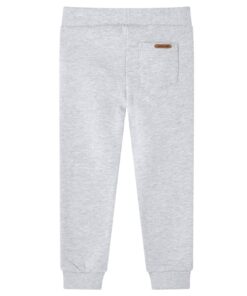 Kinderjoggingbroek 128 gemêleerd grijs