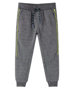 Kinderjoggingbroek 128 gemêleerd grijs