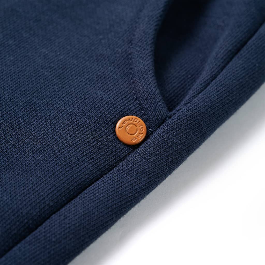 Kinderjoggingbroek 128 gemêleerd marineblauw - Image 5