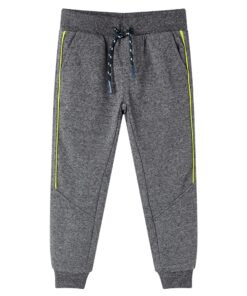 Kinderjoggingbroek 140 gemêleerd grijs