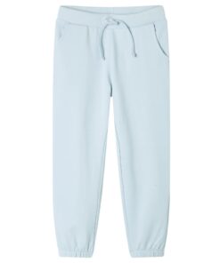 Kinderjoggingbroek 140 lichtblauw
