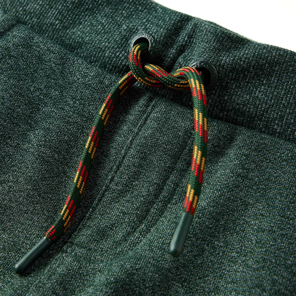 Kinderjoggingbroek 92 donkergroen - Image 4