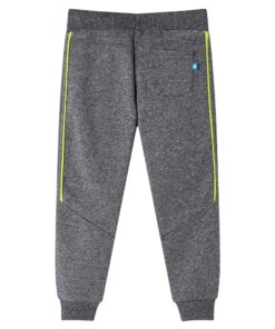 Kinderjoggingbroek 92 gemêleerd grijs