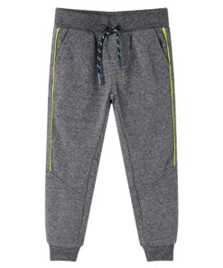 Kinderjoggingbroek 92 gemêleerd grijs