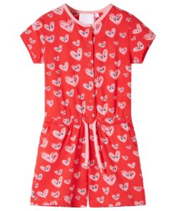 Kinderjumpsuit 104 rood