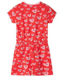 Kinderjumpsuit 128 rood