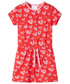 Kinderjumpsuit 140 rood