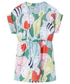 Kinderjurk 104 groen