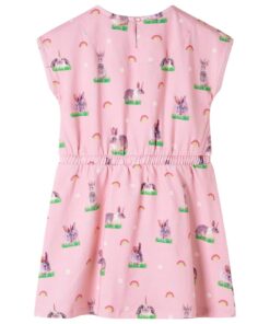 Kinderjurk 104 lichtroze