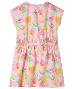 Kinderjurk 104 zachtroze