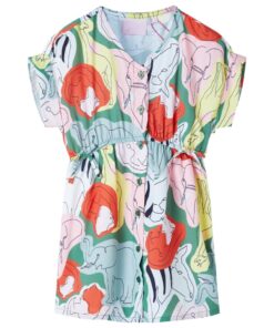 Kinderjurk 116 groen