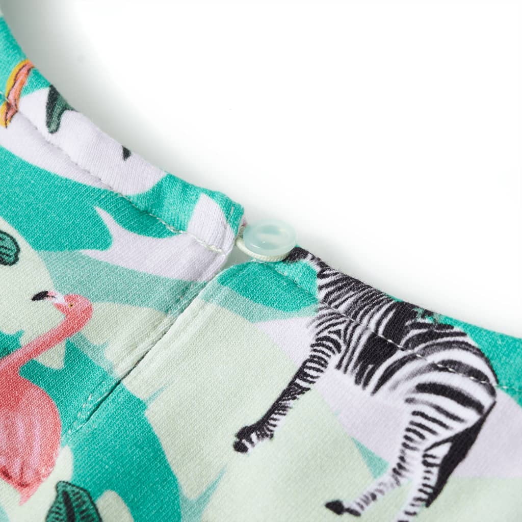 Kinderjurk 116 lichtmintkleurig - Image 6