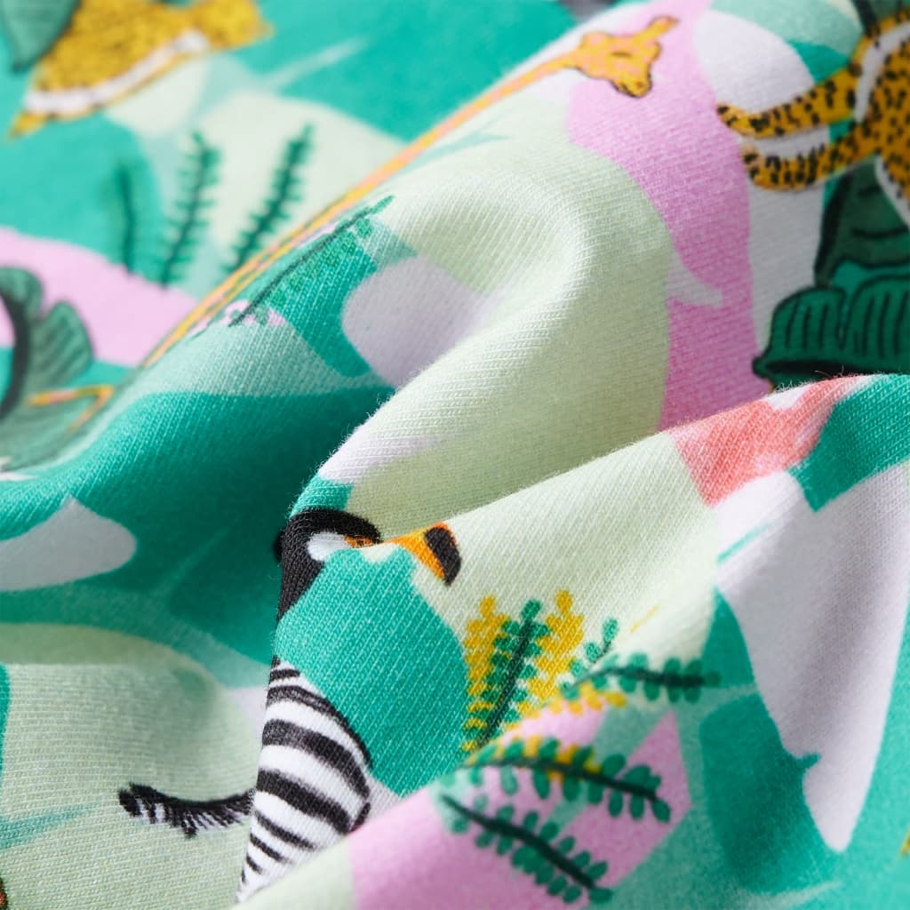 Kinderjurk 116 lichtmintkleurig - Image 7