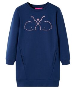 Kinderjurk 116 marineblauw